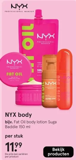 Aanbieding: NYX body