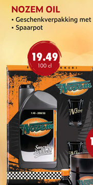 Aanbieding: Nozem Oil Geschenk + 2 glazen