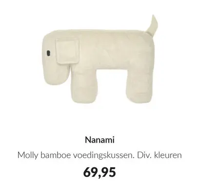 Aanbieding: Molly bamboe voedingskussen