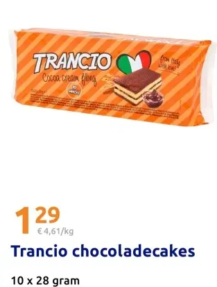 Aanbieding: Trancio chocoladecakes