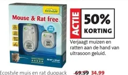 Aanbieding: Ecostyle muis en rat duopack