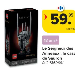 Offre: Le Seigneur des Anneaux : le casque de Sauron