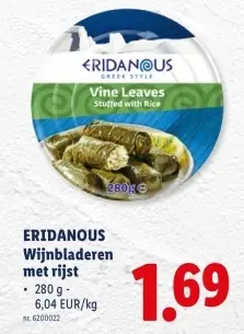 Promotie: Wijnbladeren met rijst