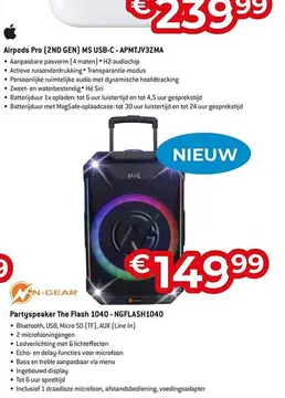 Aanbieding: Airpods Pro (2ND GEN) MS USB-C - APMTJV3ZMA