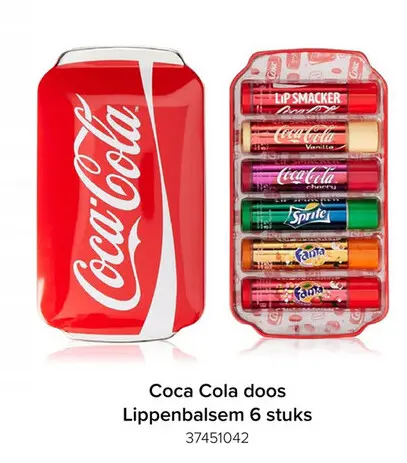 Promotie: Coca Cola doos Lippenbalsem