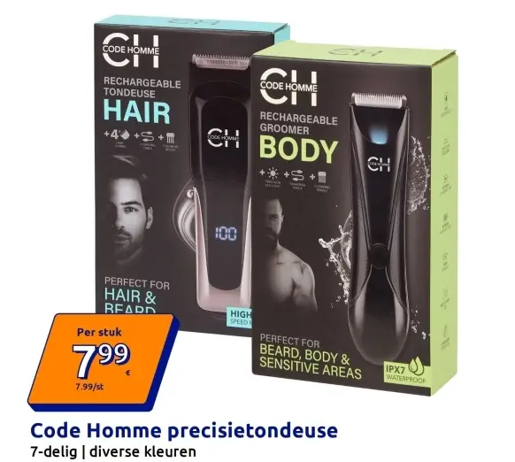 Promotie: Code Homme precisietondeuse