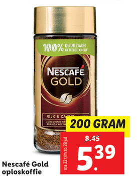 Aanbieding: Nescafé Gold oploskoffie