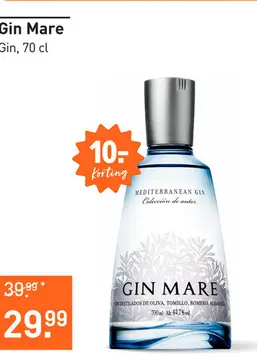 Aanbieding: Gin Mare Mediterranean 70CL Mixen