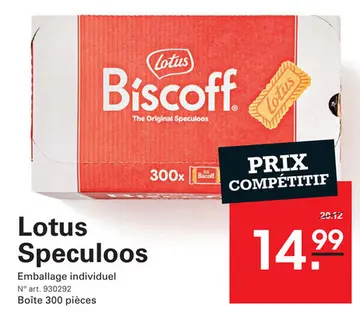 Offre: Lotus Speculoos