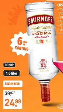 Aanbieding: Smirnoff 150CL Mixen