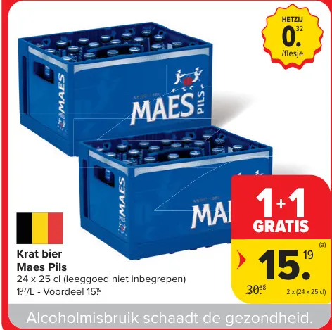 Promotie: Krat bier Pils