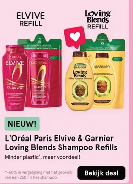 Aanbieding: L'Oréal Paris Elvive & Garnier Loving Blends