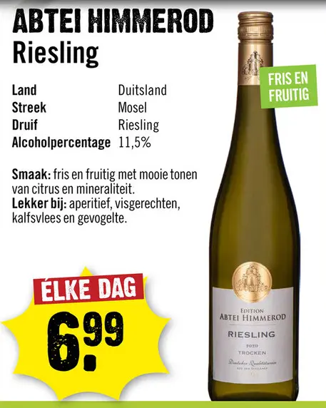 Aanbieding: Abtei Himmerod Riesling 75 cl