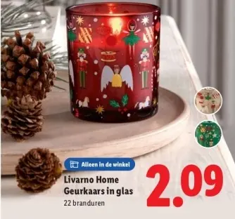 Aanbieding: Geurkaars in glas