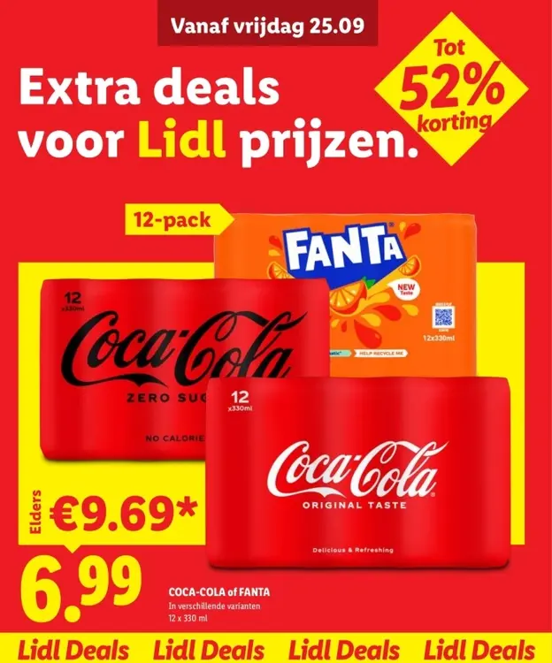 Aanbieding: Coca-Cola of Fanta