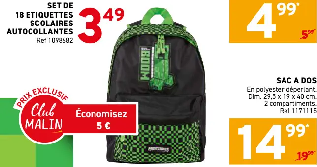 Offre: Sac a dos