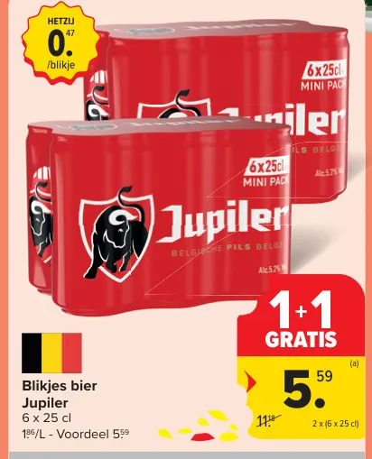 Promotie: Blikjes bier