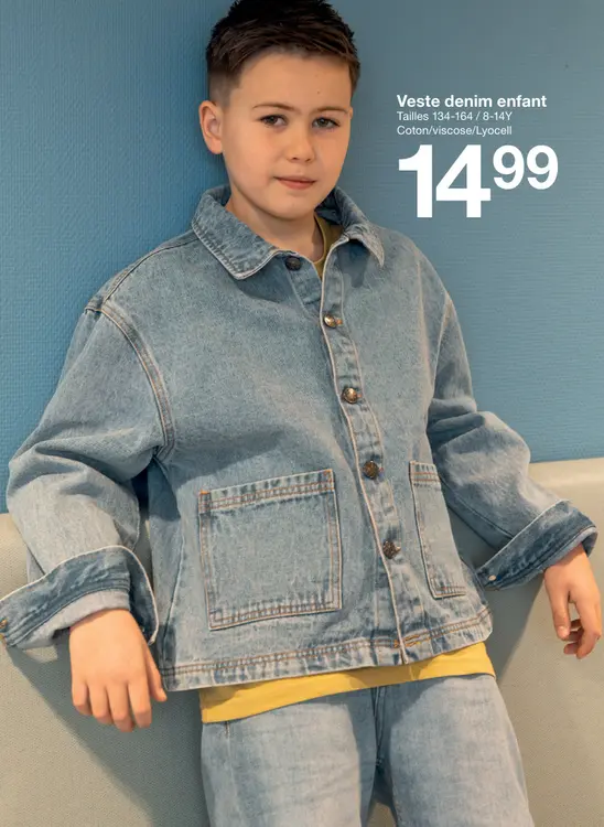 Offre: Veste denim enfant