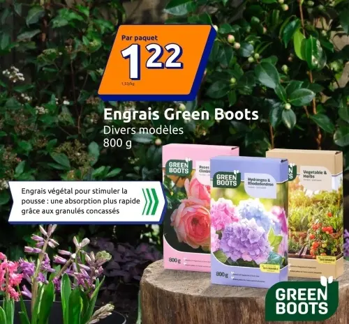 Offre: Engrais Green Boots