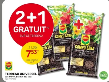 Offre: Terreau universel
