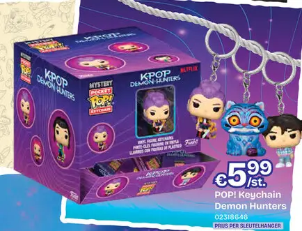Aanbieding: POP! Keychain Demon Hunters