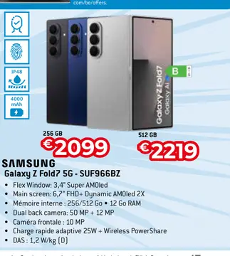 Offre: Galaxy Z Fold7 5G - SUF966BZ