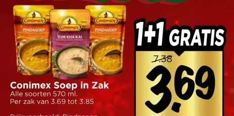 Aanbieding: Soep in Zak