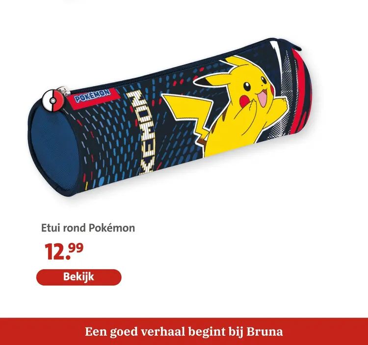 Aanbieding: Etui rond Pokémon