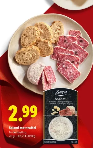 Promotie: Salami met truffel