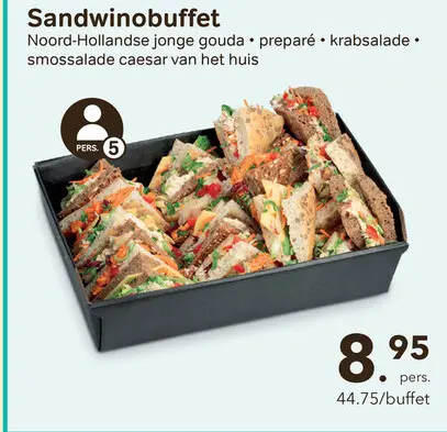 Promotie: Sandwinobuffet