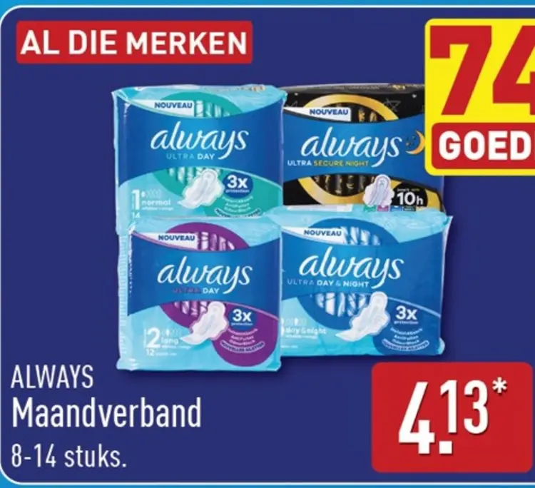 Aanbieding: Maandverband