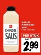 Aanbieding: Vomar Knoflook-saus