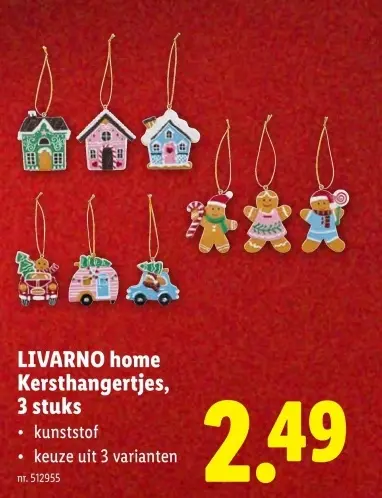 Aanbieding: Kersthangertjes