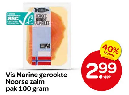 Aanbieding: gerookte Noorse zalm