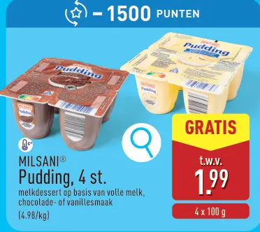 Promotie: Pudding