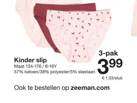 Promotie: Kinder slip