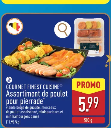 Offre: Assortiment de poulet pour pierrade