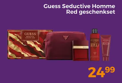Aanbieding: Guess Seductive Homme Red geschenkset