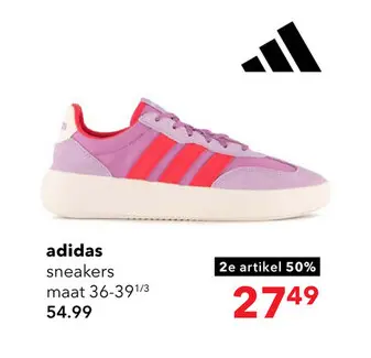 Aanbieding: Adidas Barreda Decode meisjes sneakers roze paars