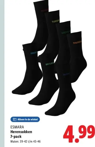 Aanbieding: Herensokken