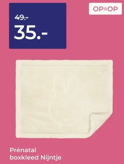 Aanbieding: boxkleed Nijntje