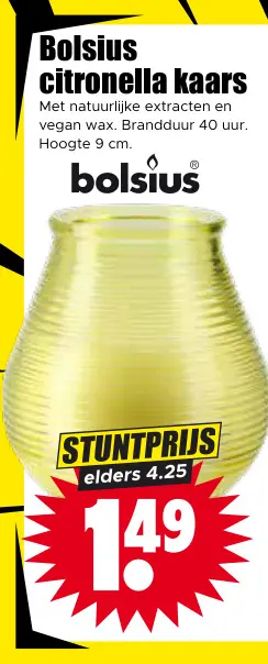 Aanbieding: Citronella kaars
