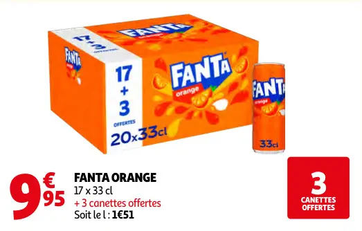 Offre: Fanta orange