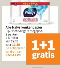 Aanbieding: Alle Nalys keukenpapier