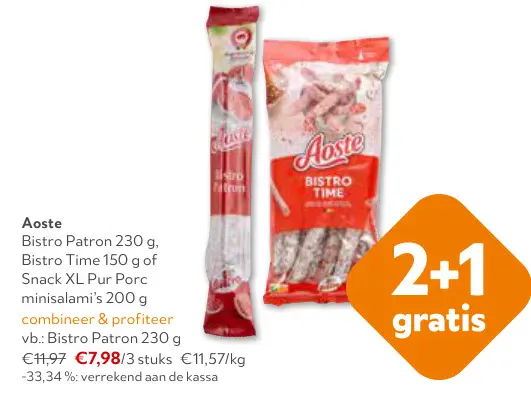 Promotie: Bistro Patron, Bistro Time or Snack XL Pur Porc