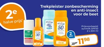 Aanbieding: Trekpleister zonbescherming en anti-insect voor de beet