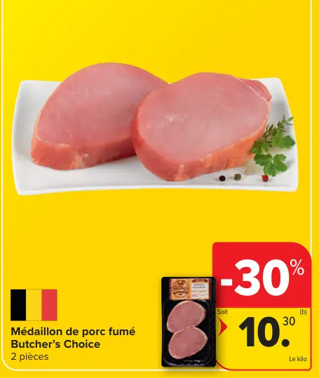 Offre: Médaillon de porc fumé