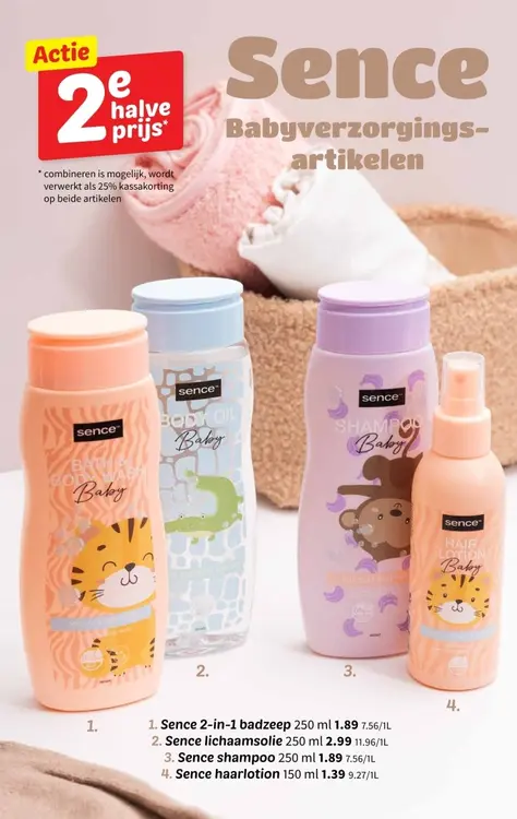 Promotie: Sence 2-in-1 badzeep
