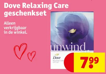 Aanbieding: Dove Relaxing Care geschenkset
