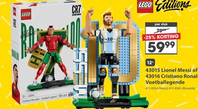 Aanbieding: LEGO 43016 Editions Sports Cristiano Ronaldo – Voetballegende